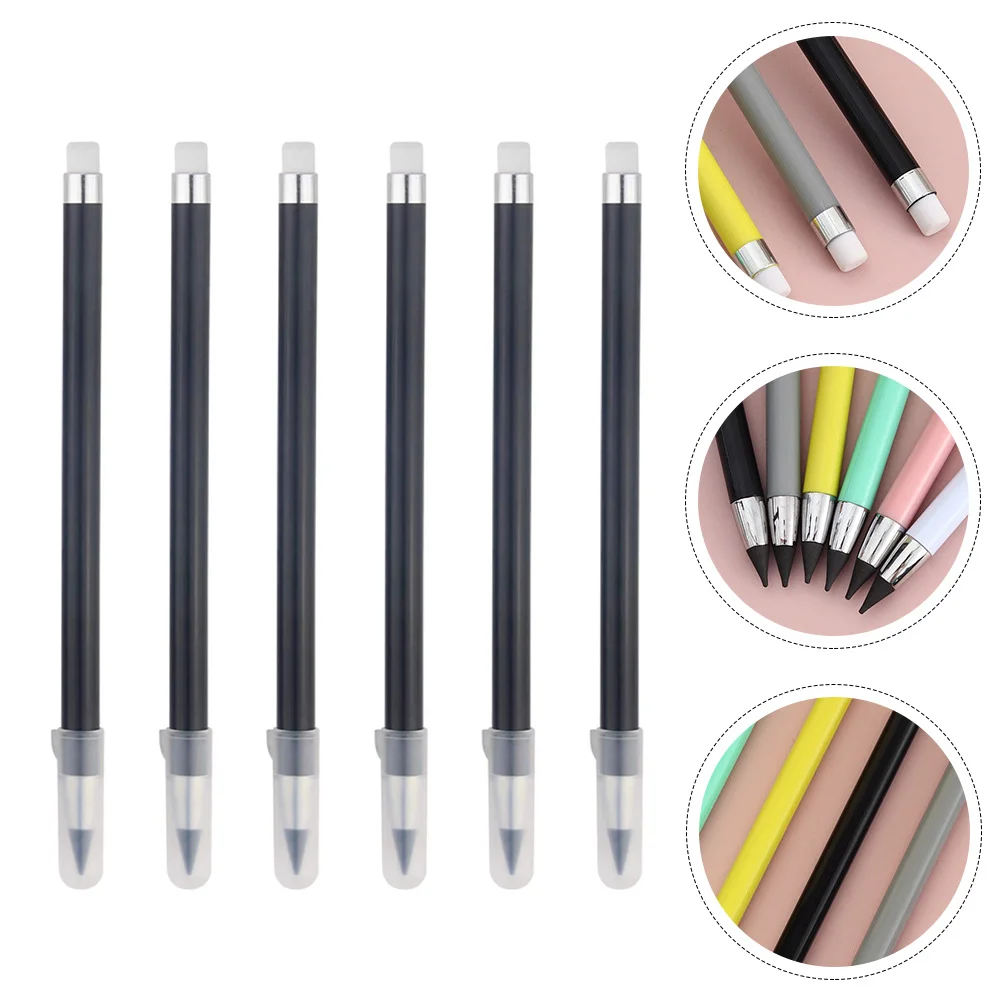 

6Pcs Erasable Study Pencil Inkless Painting Pencils Non Sharpening Pencils