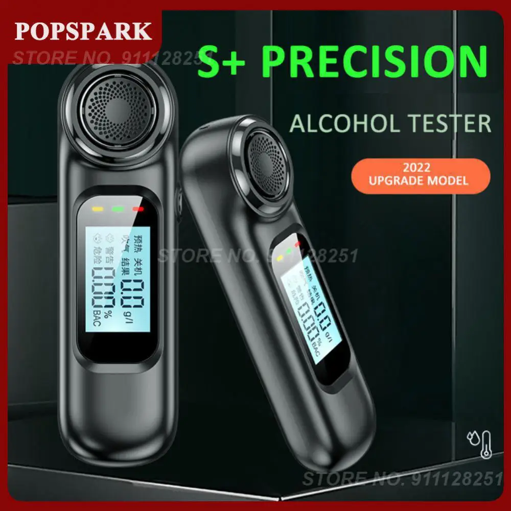 

Led Large Screen Display Alcohol Concentration Detector Breath Alcohol Tester 5v Portable High Precision Alcohol Tester