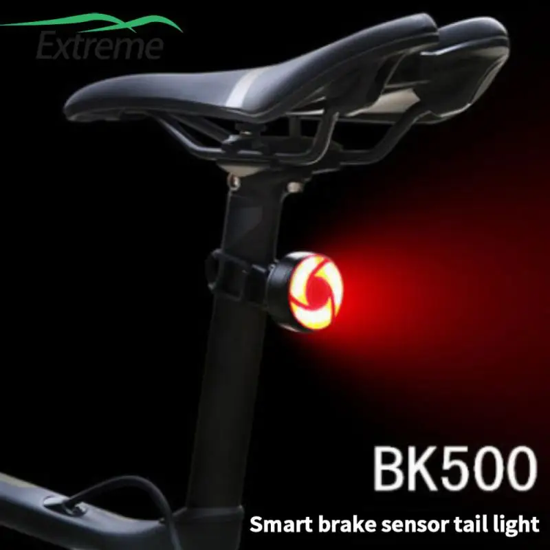 

Satety Cycling Taillight Led Lamp Red Light Bike Light Flash Usb Charging Waterproof Bicycle Smart Rear Light Smart