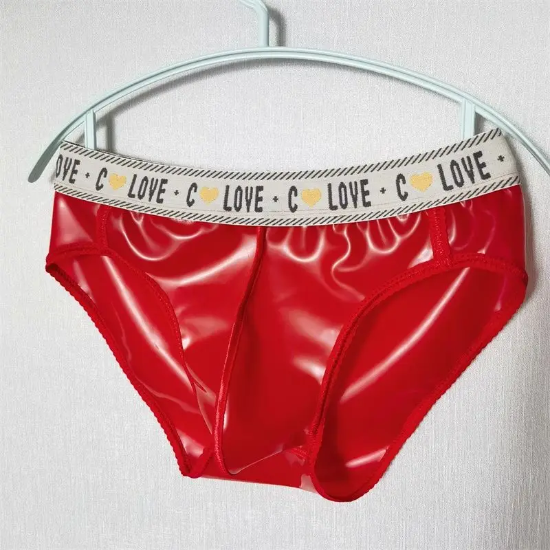 Мужские латексные трусы для ролевых игр сексуальное женское белье трусики