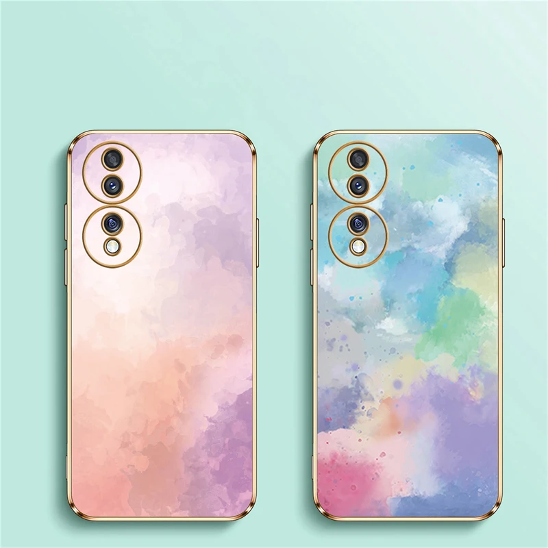 Силиконовый чехол с покрытием для Huawei Honor 70 20 50 X7A X9A X40 X9 Pro Y9 Y7 Prime 2019 Y8P Y7A Y6P Y9S Мягкий