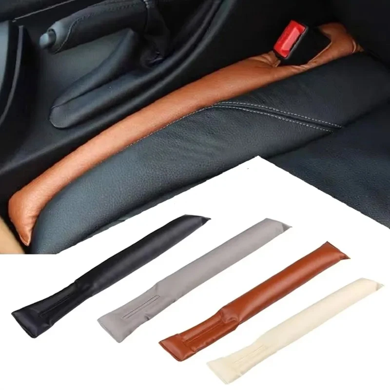 

1/2PCS Car Seat Gap Filler Soft Car Styling Padding Leather Leak Pads Plug Spacer Universal Car Accessories Interior Organizer