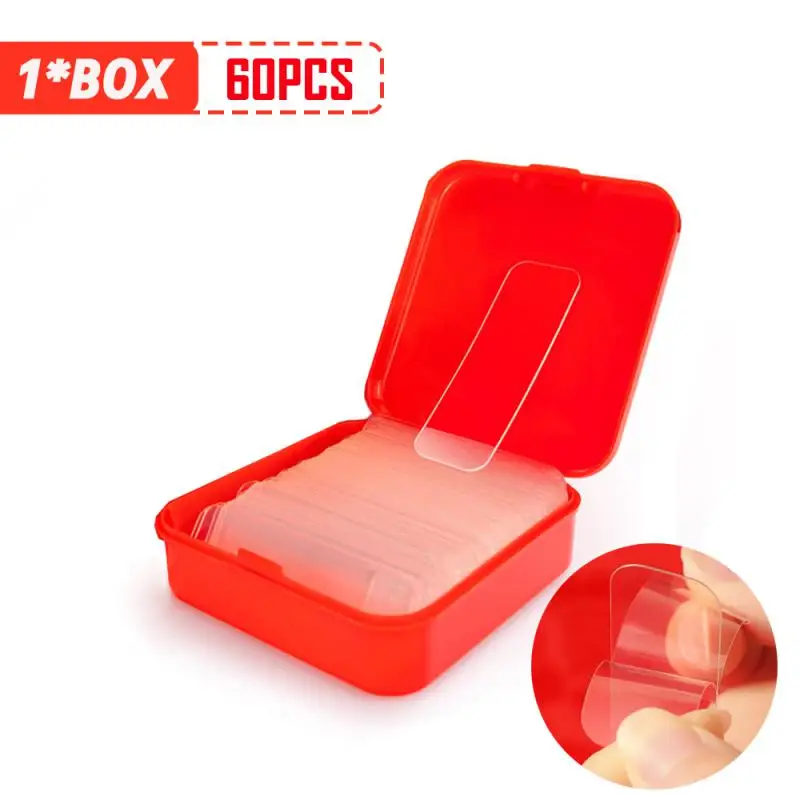 

60Pcs/Box Double Sided Stickers Tape Reusable Waterproof Non-Marking Adhesive Strong Washable High-adhesive Double Faced Tapes