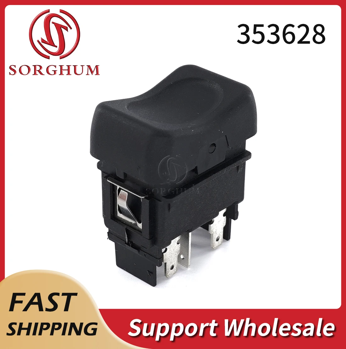 

Sorghum 353628 Passenger Side Single Button Lifter Electric Power Window Control Panel Switch For Scania 4 3 Series Truck 353625