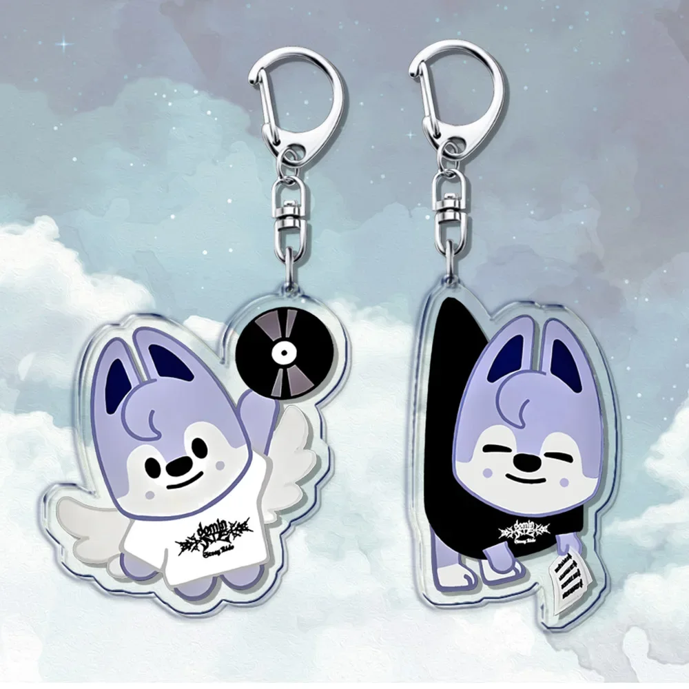 K-Pop брелки с мультяшным Волком на цепочке брелок для аксессуаров женский