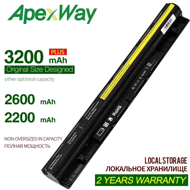 

L12L4A02 L12S4E01 Laptop Battery For Lenovo Z40 Z50 G40-45 G50-30 G50-70 G50-75 G50-80 G400S G410S G500S G505S S410P L12M4E01