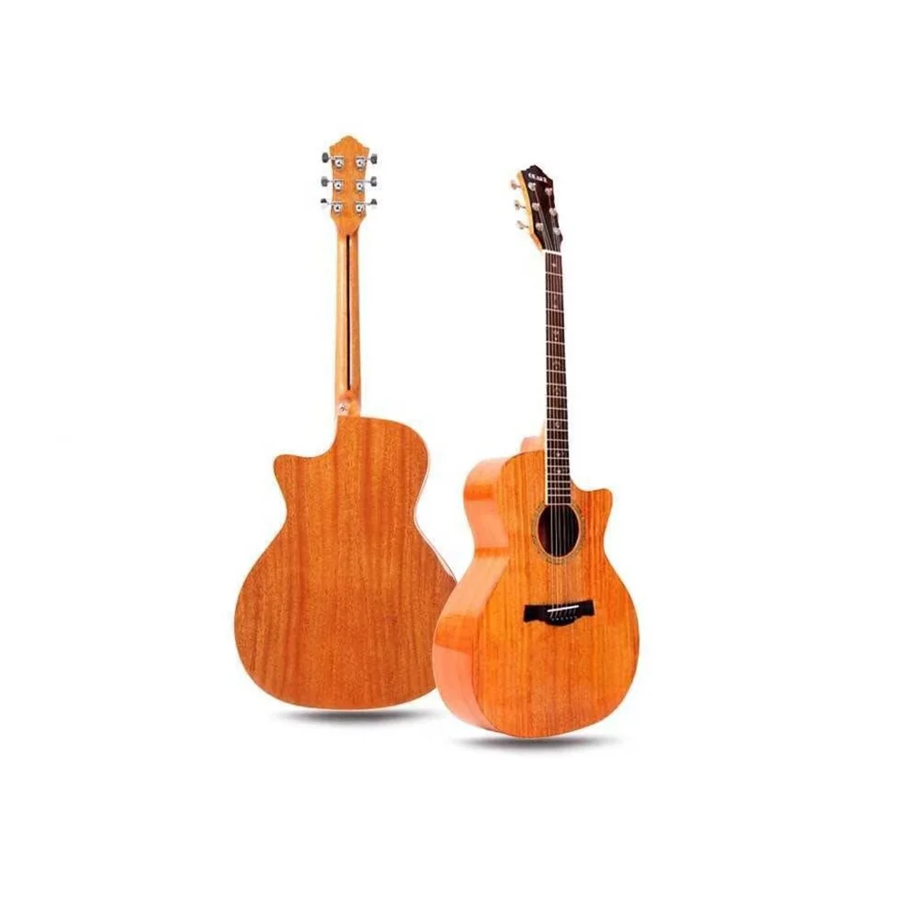 

Geake S-300C Professional High quality Handmade Mahogany Solid Acoustic Guitar