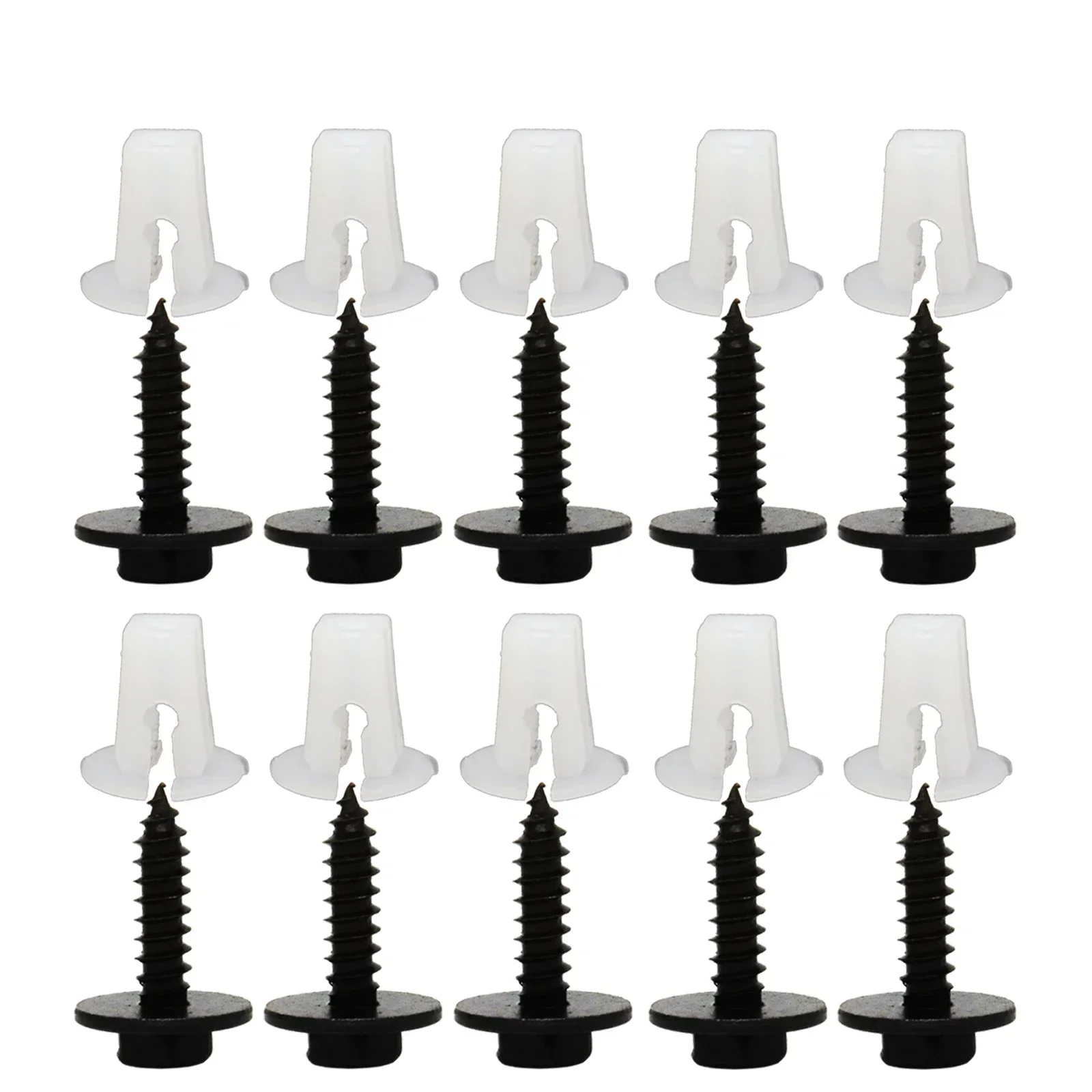 

Для Ford Focus Mk3 MK2 Kuga 2 Mondeo MK4 Escape Fiesta MK5 MK6 Внешняя втулка Расширяющаяся гайка и винты Зажимы для вставки переднего бампера