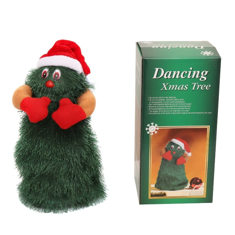 

Santa Tick Christmas Tree Electric Toys Music Decompression Dolls Ornaments Fun Festive Gifts