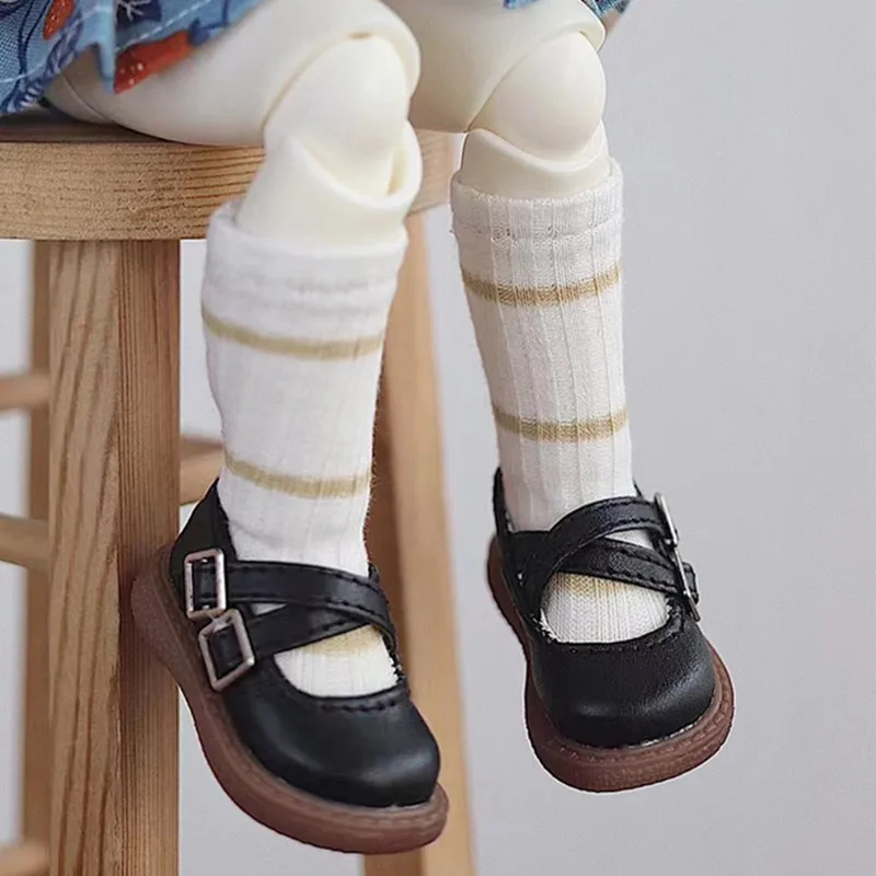 

New Thick Sole Loafer Shoes For 1/6 1/4 MSD Bjd Doll SM32