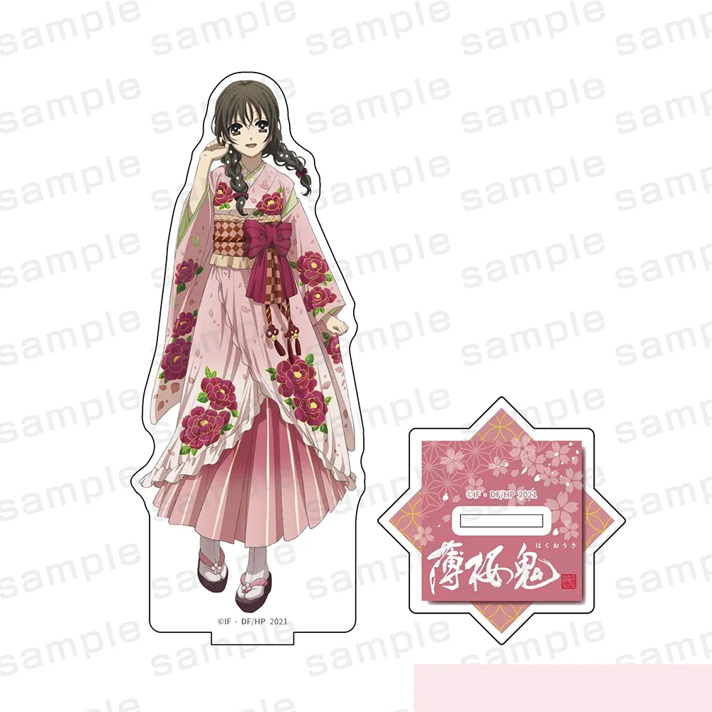 Фото Акриловая подставка-брелок Hakuoki Hijikata Yukimura, 15 см, двусторонняя, новинка 2026 года, аниме-декор для стола, настольный дисплей, подарок №2