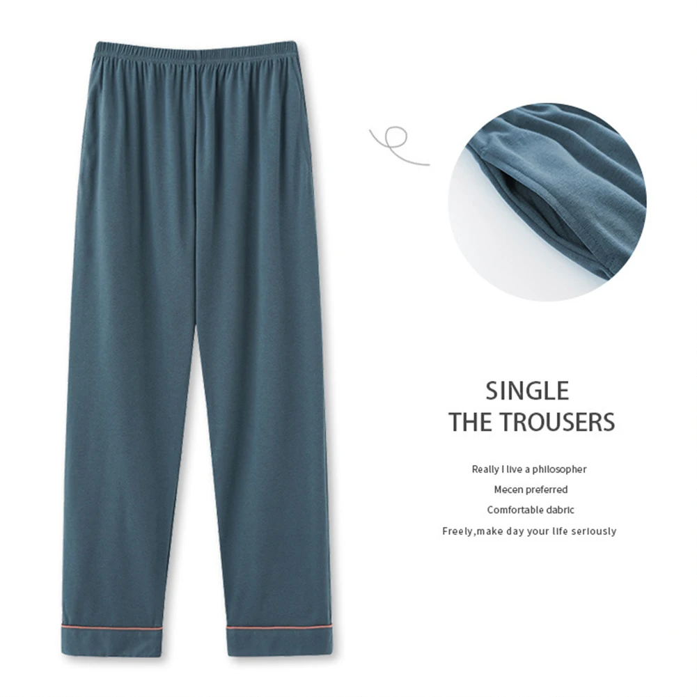 Mens Pockets Lounge Pants Trousers Sleep Gym Active Pajama Sweatpants Soft Jogger Slim Bottoms Homewear