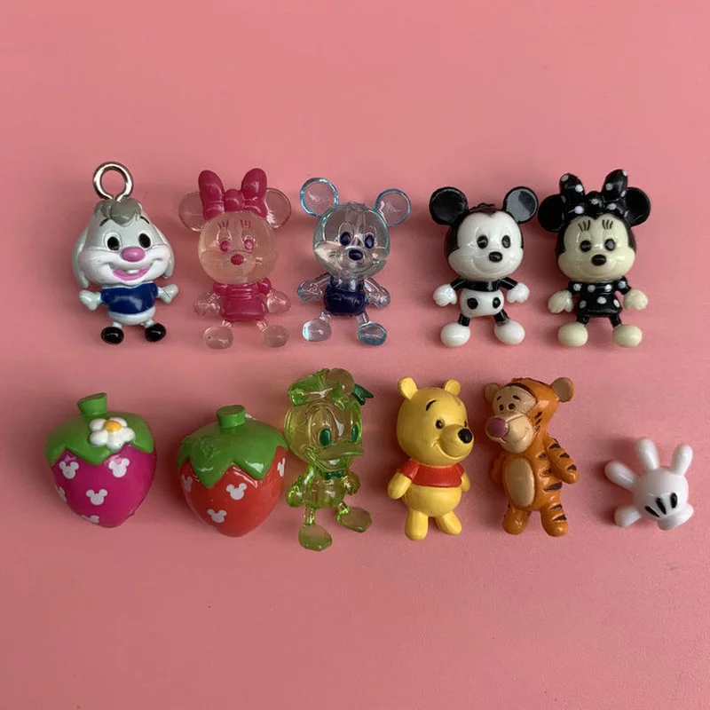 

Disney Mickey Mouse Clubhouse Figure Minnie Donald Duck Daisy Goofy DIY Tigger Pendant Ornament Accessories Small Gift