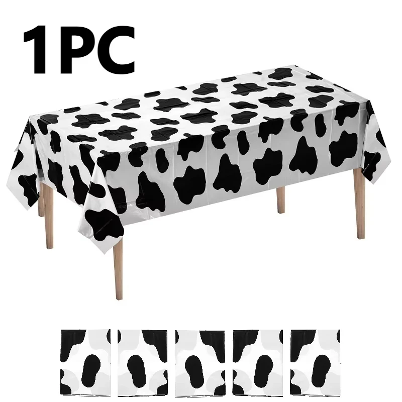 

Одноразовая пластиковая скатерть Cow Print