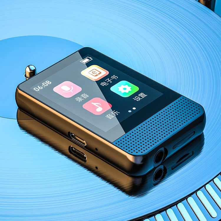 Mp3-плеер RUIZU M16 с Bluetooth и динамиком сенсорный экран ГБ Hi-Fi металлический