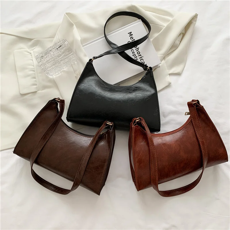 

Fashion Exquisite Shopping Bag Retro Casual Women Totes Shoulder Bags Female Leather Solid Color Chain Handbags for Women 2023