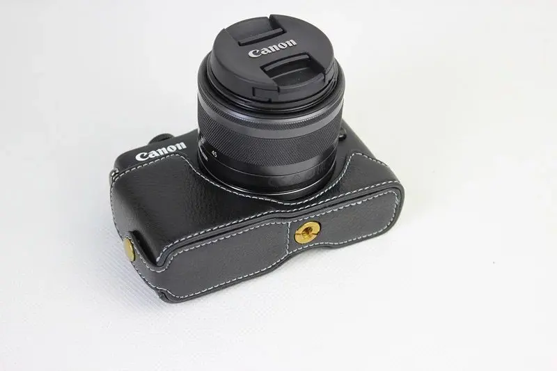 

Чехол из натуральной кожи для камеры Canon EOS M200 M100 EOS M10