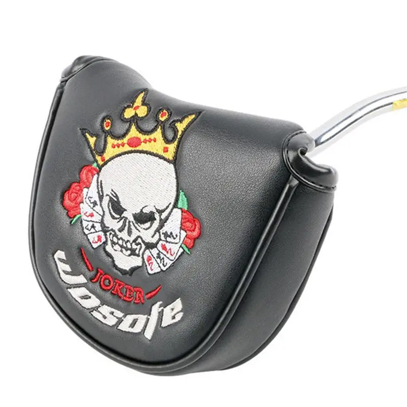 

Putter Cover Skull Golf Accessories With Magnetic Absorption Driver Headcover Golf Accessories For Men Protect Your Clubs In