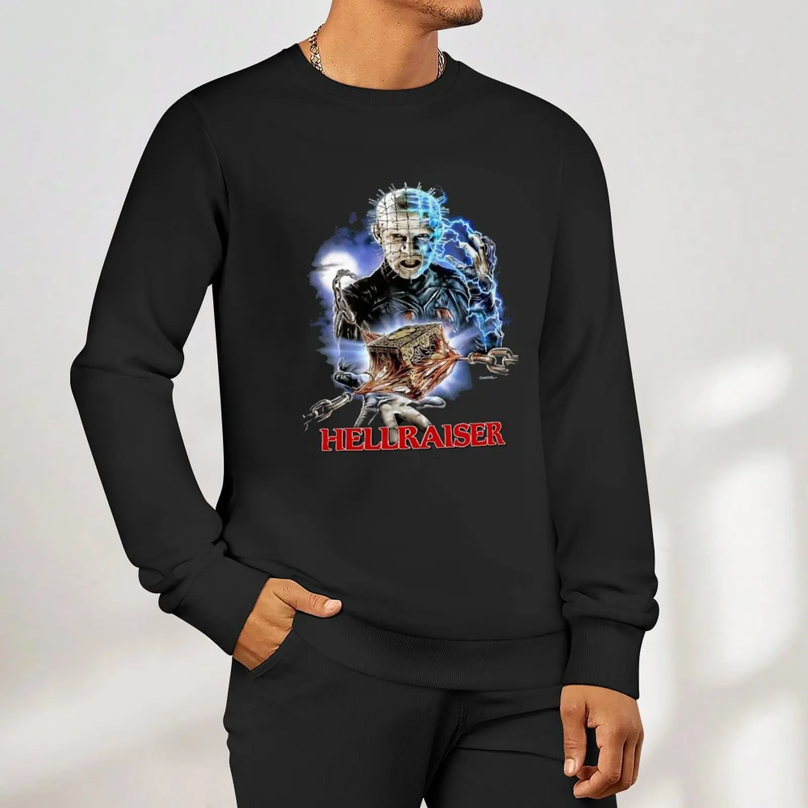 Hellraiser - Pinhead 1 【?Horror】 Design (1987) Пуловер мужская осенняя одежда одежда в корейском стиле толстовка оверсайз (art.: 3920d20dd07fe) - 3920d20dd07fe