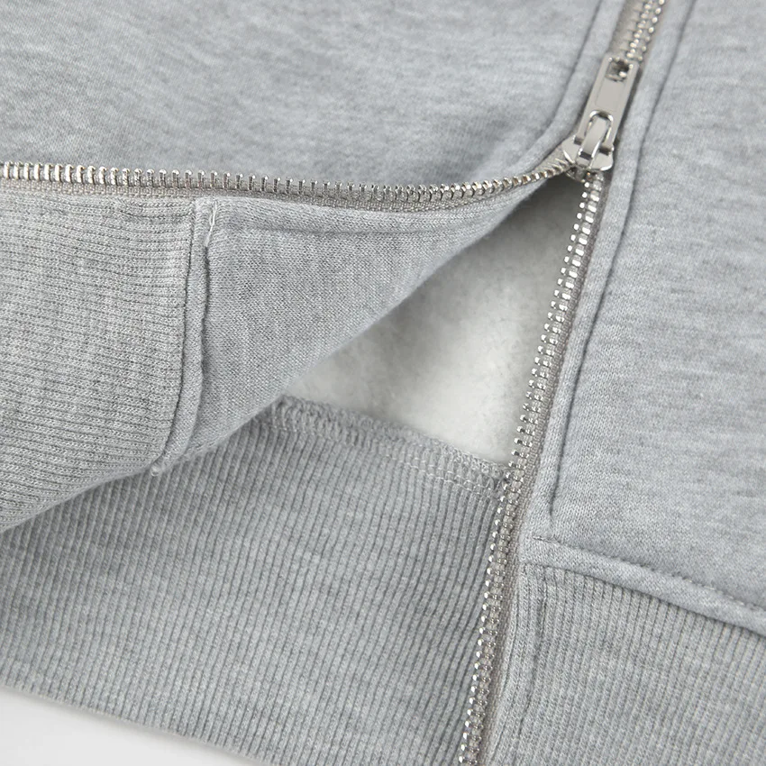 Осенняя мода 2024 универсальная флисовая толстовка с длинными рукавами и