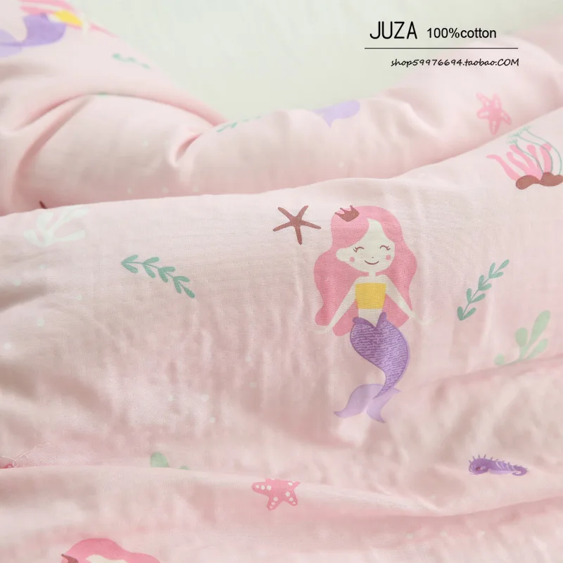 

100X250cm pure cotton double-layer yarn cloth bed quilt cover pillowcase clothes pajamasMachinable