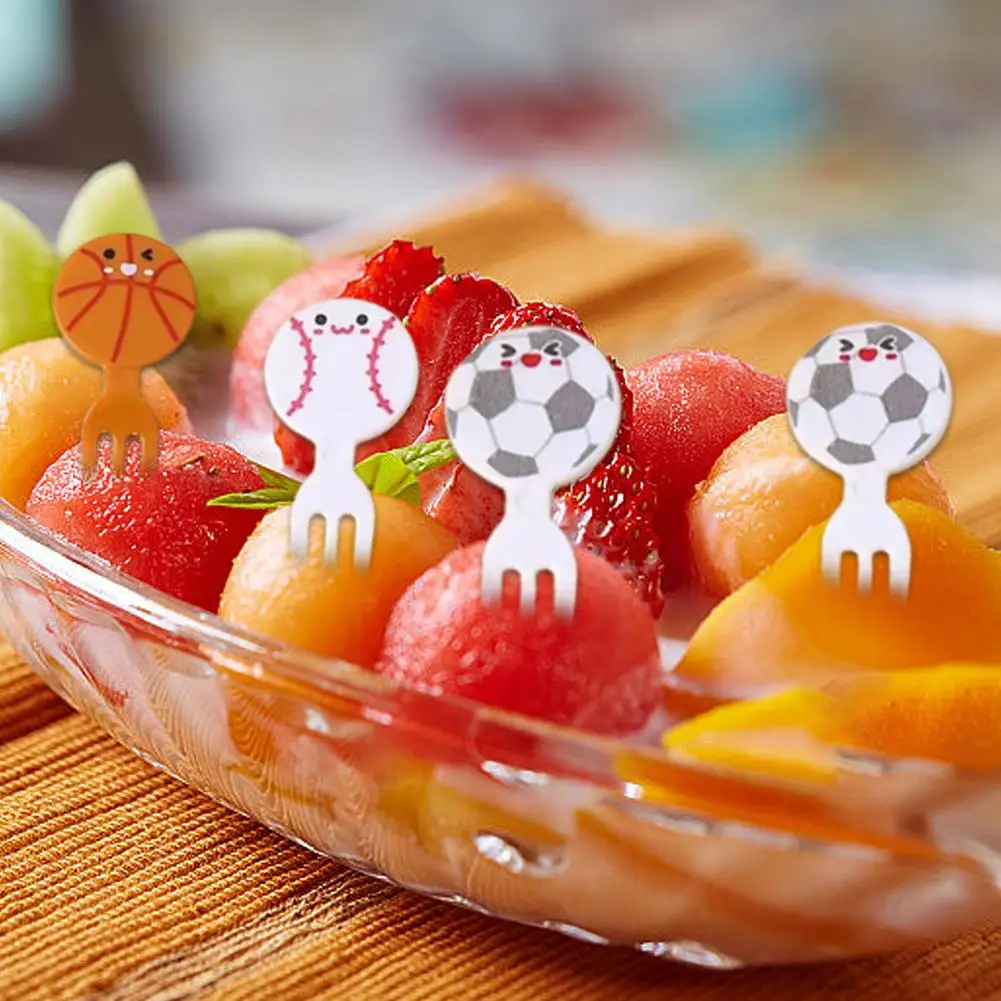

Animal Fruit Fork Food Grade Plastic Mini Cartoon Kids Toothpick Cake Bento Bento Accessories Decoration Party Fruit Lunch V5Q6