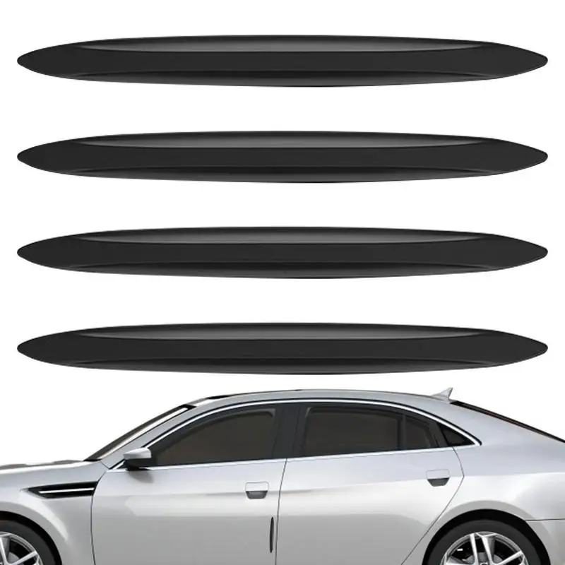 

Door Guards For Cars 4Pcs Auto Car Bumper Protector Anti-Scratch Adhesive Strip Vehicle Door Scuff Plate Protectors For Rear