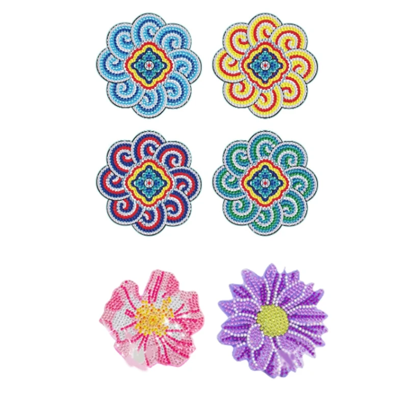 

1 Set DIY Fruit & Ocean & Dog Paw Shaped Coasters Dot Art Kits Diamond Coasters Painting Kits For Adults, Kids
