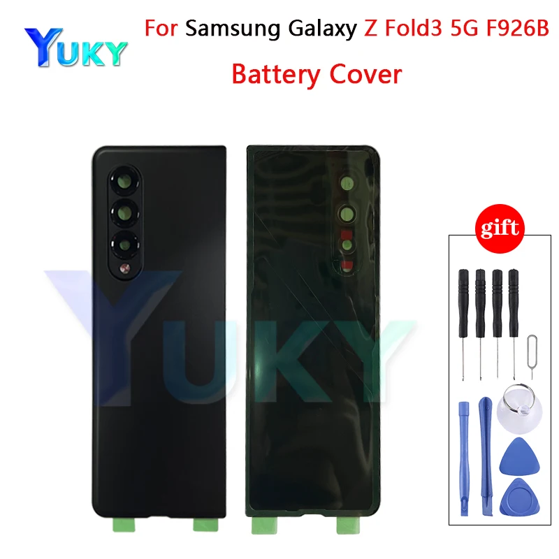 Новинка для Samsung Galaxy Z Fold3 5G z fold 3 F926B Задняя стеклянная крышка батарейного отсека