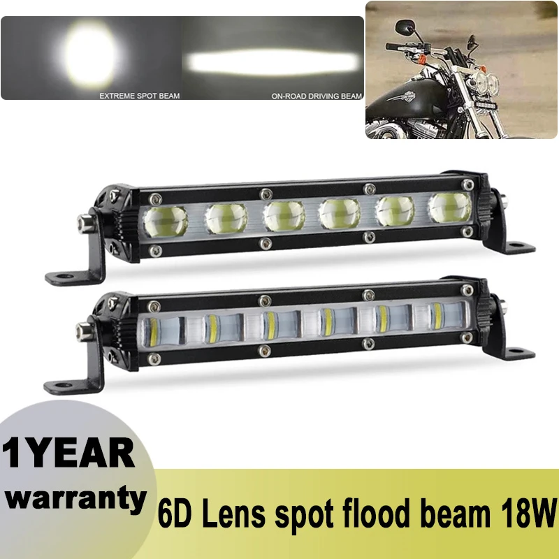 

7 Inch 6D Lens Led Work Light Bar Offroad 12V 24V Led Bar for Tractor Truck Boat 4WD 4x4 ATV UTV UAZ Flood Spotlight Led Lamps