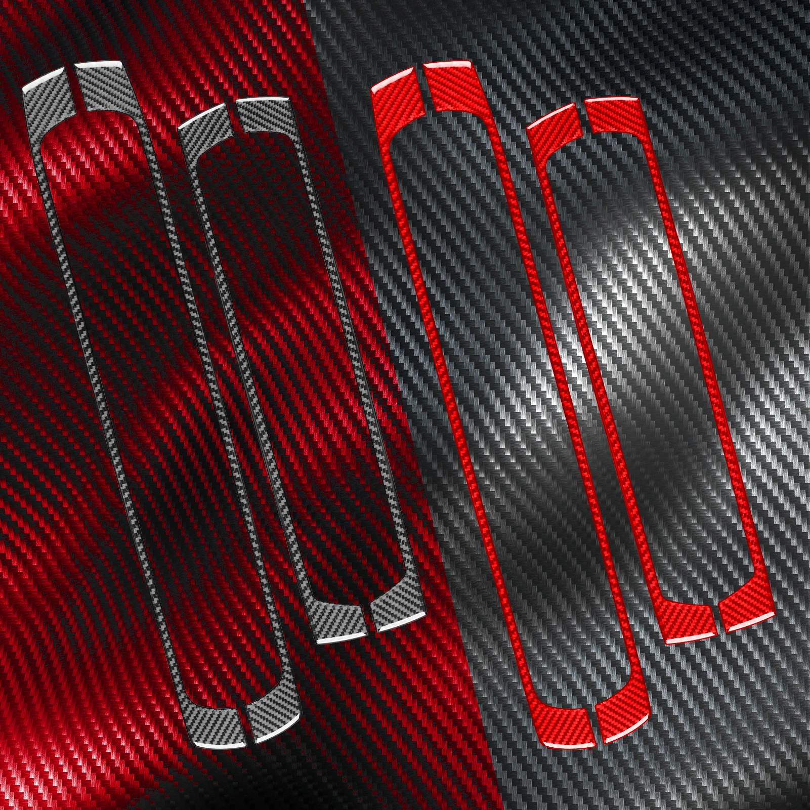 Для Mercedes Benz Maybach S Class W222 2013-2020 Пороговая полоса Внешняя рамка из углеродного