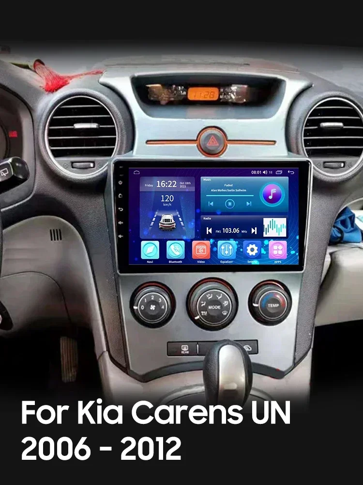 Фото Автомобильное радио для Kia Carens 2006-2012, авторадио, мультимедийный видеоплеер, стереостанция 1, Android, GPS-навигация, 2DIN DSP №3