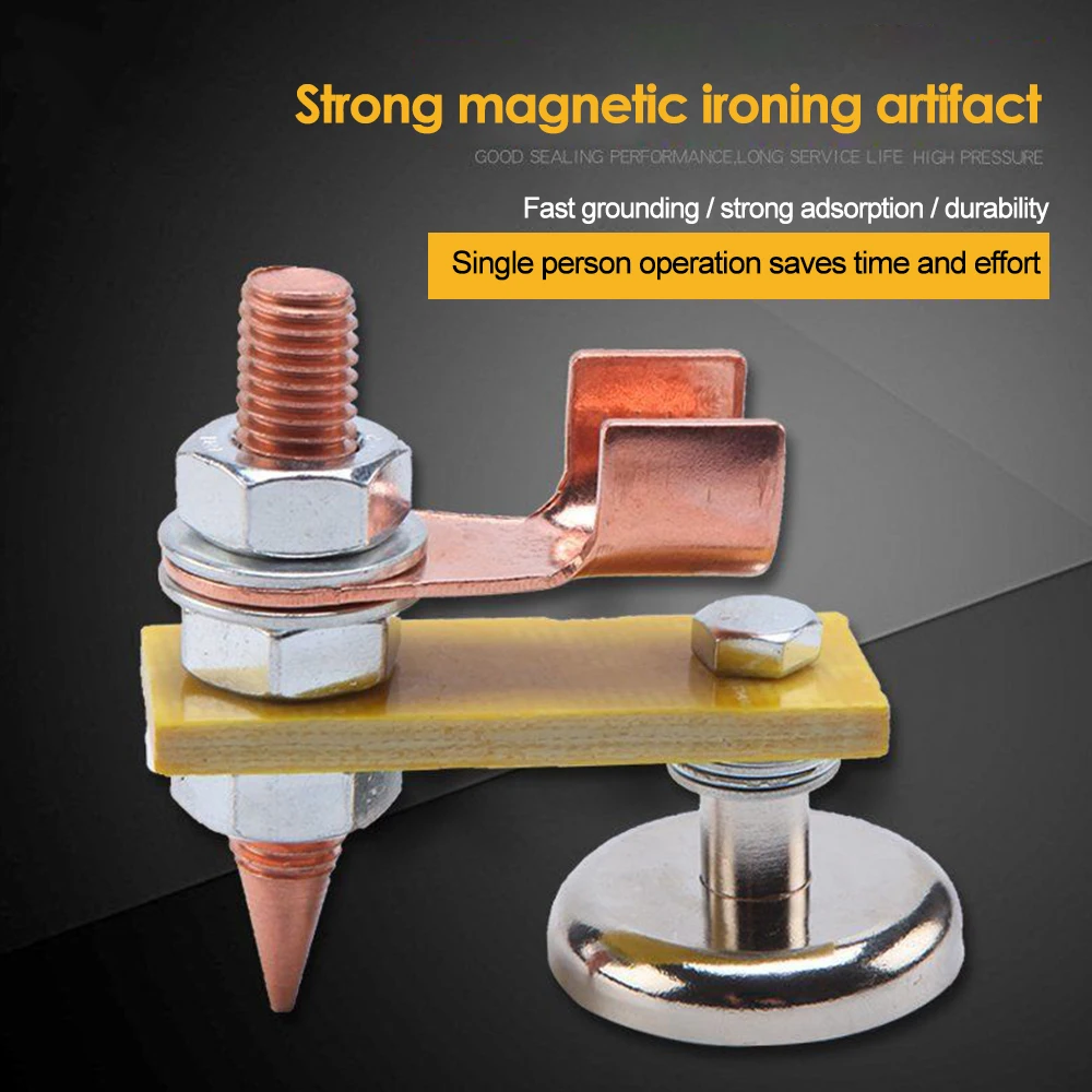 

Strong Welding Magnet Head Tail Welding Stability Magnetic Large Suction Absorbable Weight 3KG Support Electromagnetic Hand Tool