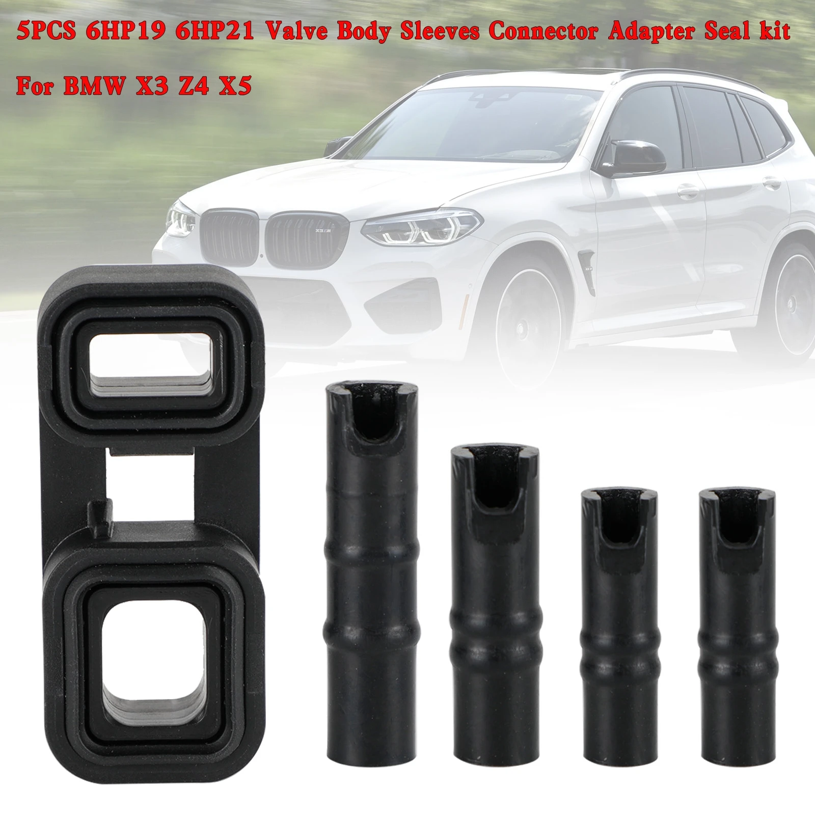 

Areyourshop 5 шт. 6HP19 6HP21 втулка кузова клапана Соединительный адаптер уплотнительный комплект для BMW X3 Z4 X5 автомобильные аксессуары