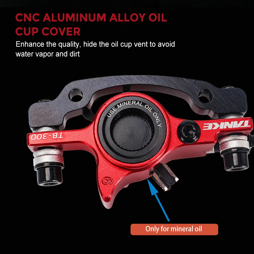 Электровелосипедный гидравлический тормозной комплект с 160-мм роторами переднего и заднего дискового тормоза с рычагом для электровелосипеда, велосипеда и скутера.