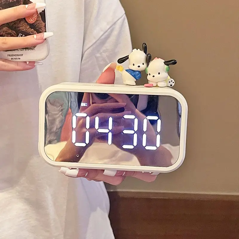 Table Digital Clock Speaker Cute Simple Mirror Multifunction