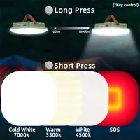 Светодиодный аккумуляторный фонарик с Bluetooth, 13500 мАч, 80 Вт ㅤㅤㅤ#1