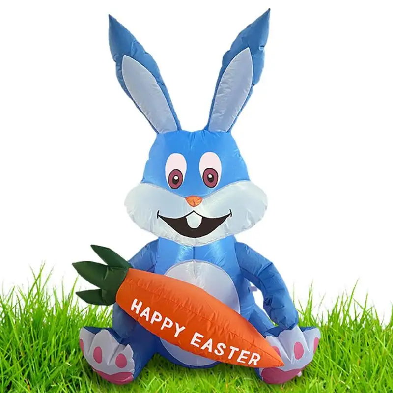 

Easter Blow Up Yard Decorations Blow up Bunny Easter Light up Outdoor Decorations Waterproof Party Decor Holiday Yard Decoration