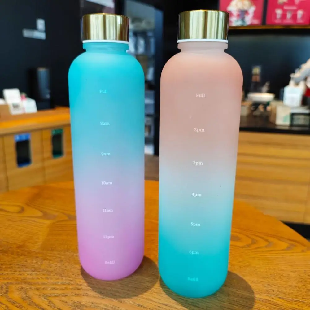 

Large Capacity Food Grade No Straw Motivational Drink Bottle for Cycling