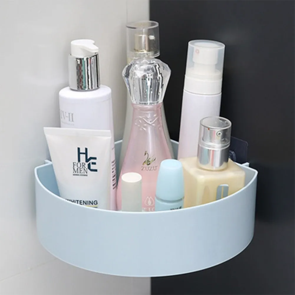 

1 Pcs Storage Rack Bathroom Rack Storage Rack Wall Mounted Shampoo Shower Rack Drainage Soap Tray Hole Free Rack Basket Rack