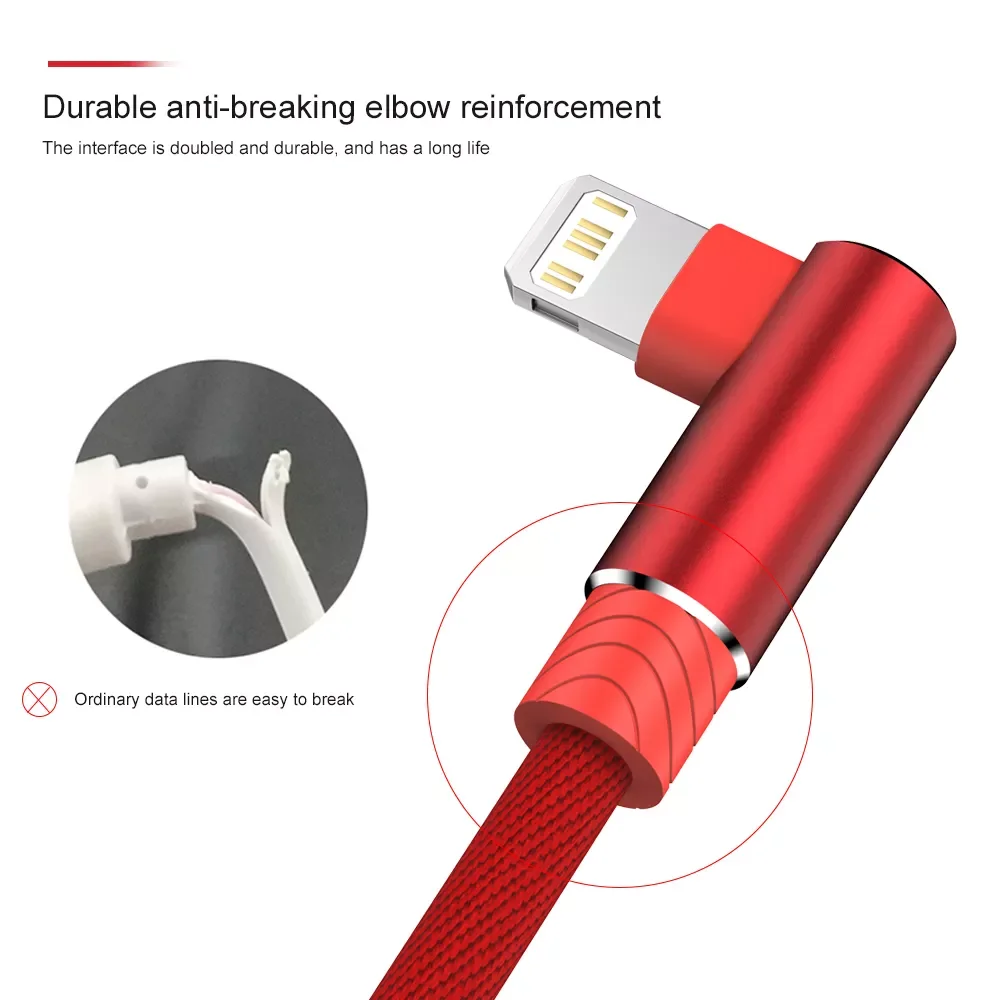 

2022 USB Cable For iPhone 12 11 Pro Max X XR 5 6 SE 6S 7 8 Plus iPad Long 1m 2m Fast Charge Data Charger Cord Mobile Phone Wire