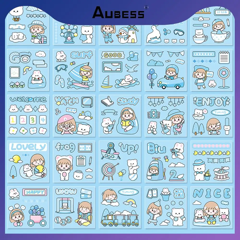 

Гармоничная красота статических канцелярских принадлежностей, декоративные материалы, высококачественный клей, наклейки