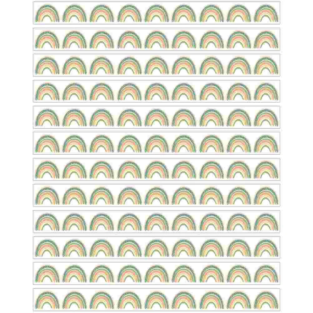 

12 Pcs Whiteboard Bulletin Accessory Replaceable Border Blackboard Pvc Magnetic Borders Classroom Decorative Removable