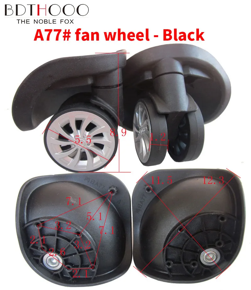 

A77# A71# new round rod box wheel suitcases universal wheel suitcases wanxianglun castor wheels equipment accessories