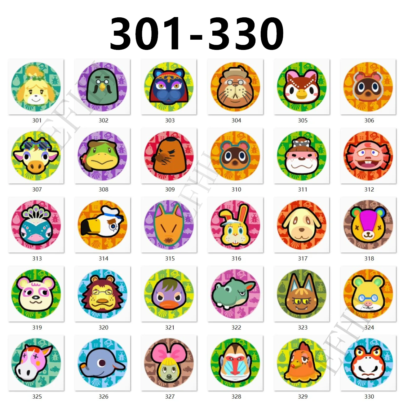 

NFC карты Animal Crossing: New Horizons EFHH