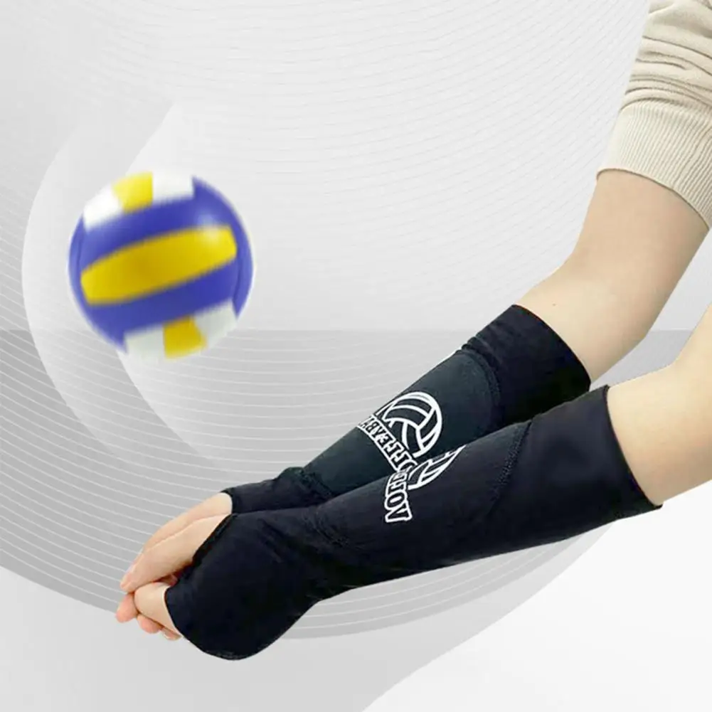 

1 Pair Arm Sleeves Anti-slip Sponge Volleyball Sports Arm Guards Arm Protection Sleeves Volleyball Basketball Arm Covers