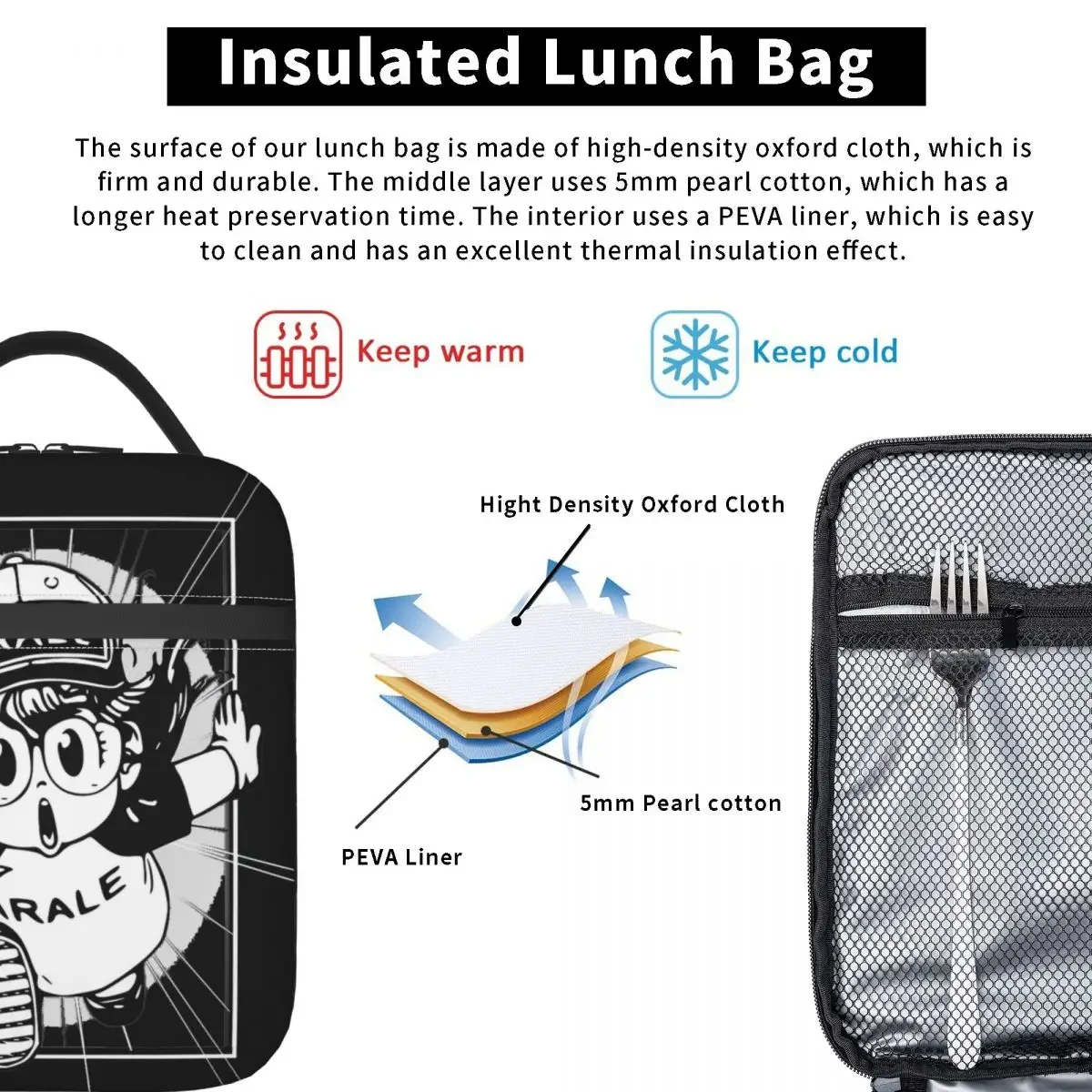 Герметичная термосумка для пикника цвет в ассортименте