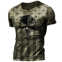 2022 summer new mens vintage death print t shirts mens fashion loose plus size american t shirts