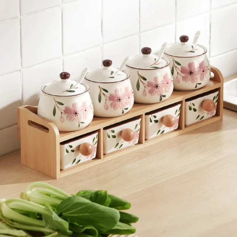 Бытовая Кухня искусственная керамика емкость для приправ коллекция двухслойный