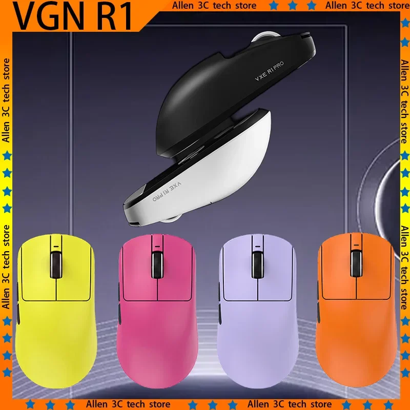 Беспроводная мышь VGN VXE Dragonfly R1 Скандинавская PAW3395 с датчиком 52840 дюйма 2 кГц FPS